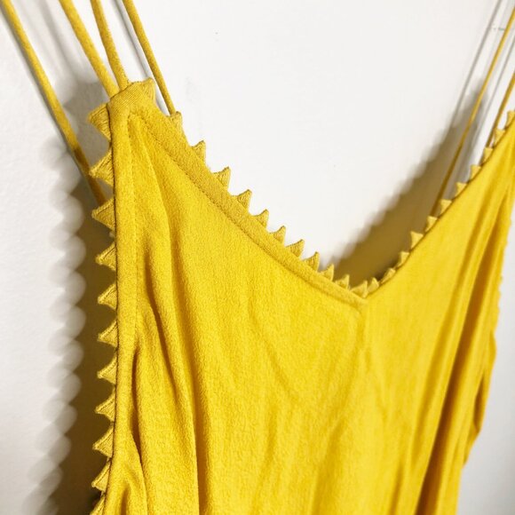 New BA&SH French Crepe Elevated Basic Camisole Tank Top Embroidered Blouse Shirt - Picture 6 of 10